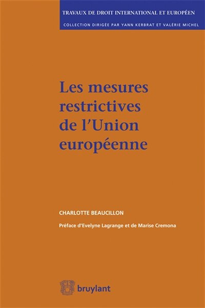 Front cover_Les mesures restrictives de l'Union européenne