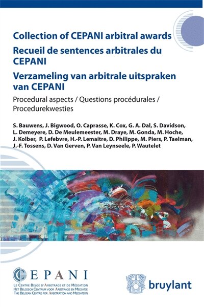 Front cover_Collection of CEPANI arbitral awards