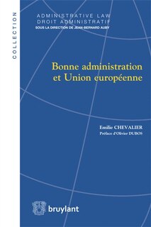 Front cover_Bonne administration et Union européenne
