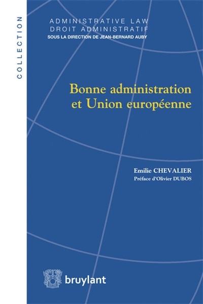 Front cover_Bonne administration et Union européenne