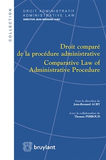 Front cover_Droit comparé de la procédure administrative