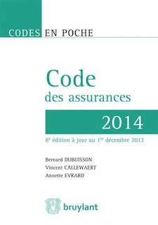 Couverture_Code des assurances 2014