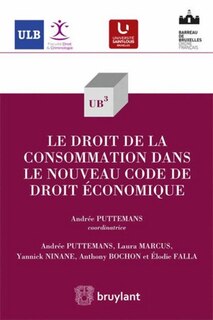 Couverture_Le droit de la consommation dans le nouveau code de droit &eacute;conomique
