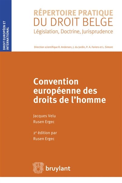 Front cover_Convention europ&eacute;enne des droits de l'homme