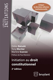 Front cover_Initiation au droit constitutionnel