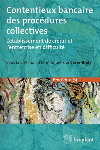 Front cover_Contentieux bancaire des procédures collectives