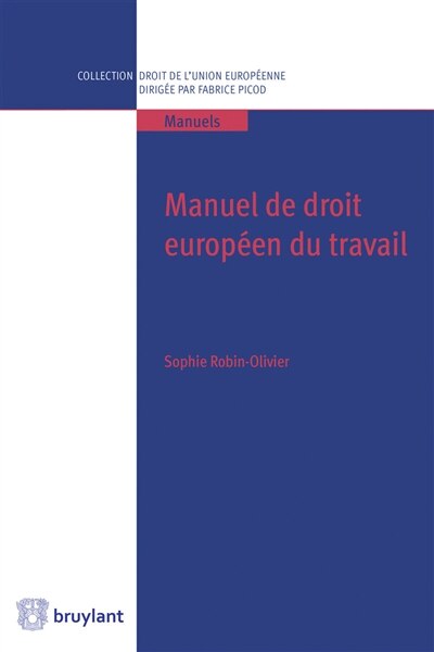 Front cover_Manuel de droit europ&eacute;en du travail