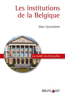 Front cover_Les institutions de la Belgique