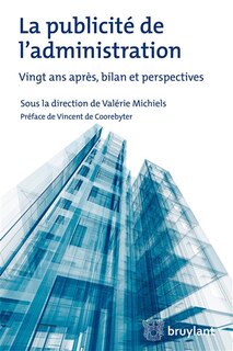 Front cover_La publicité de l'administration