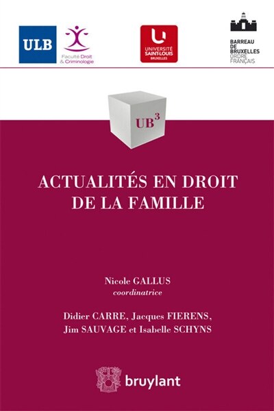 Front cover_Actualités en droit de la famille