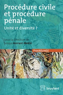 Front cover_Procédure civile et procédure pénale