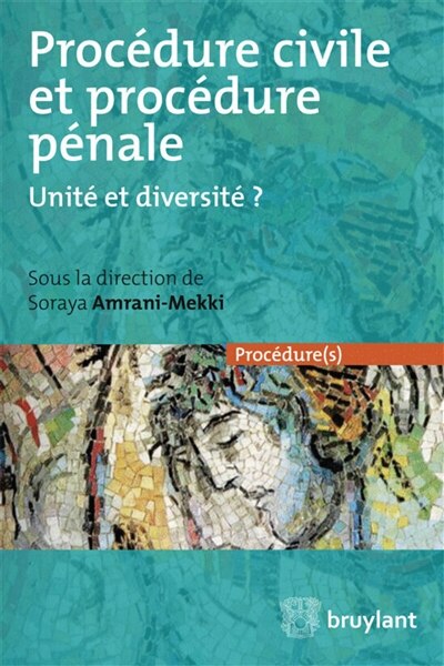 Front cover_Procédure civile et procédure pénale