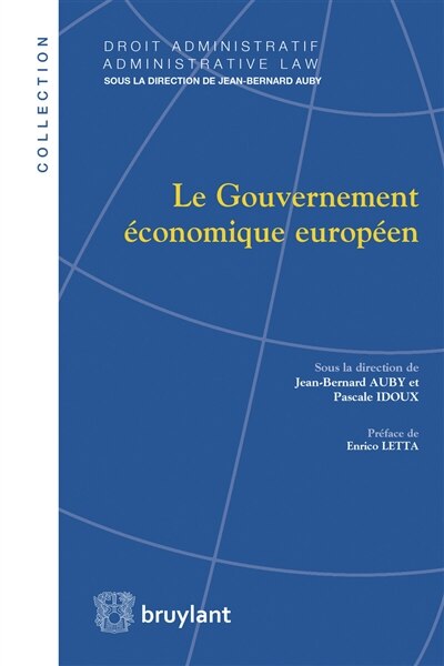 Couverture_Le gouvernement économique européen