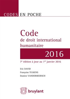 Front cover_Code de droit international humanitaire