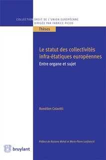 Couverture_Le statut des collectivités infra-étatiques européennes