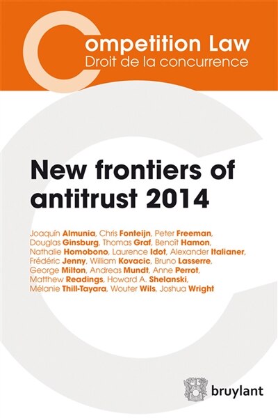 Front cover_New frontiers of antitrust 2014