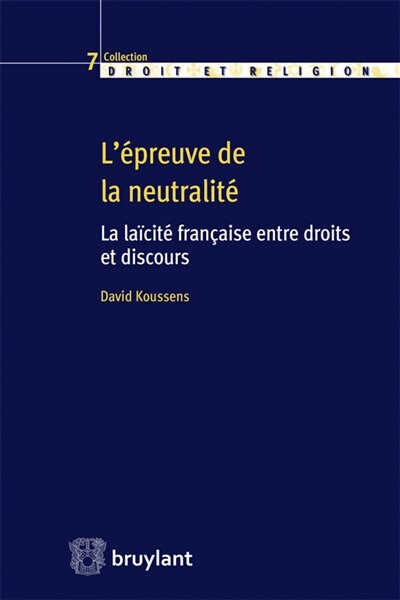 Couverture_L' épreuve de la neutralité