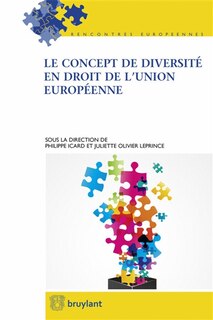 Front cover_Le concept de diversité en droit de l'Union européenne
