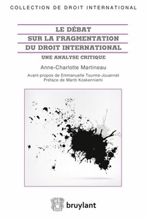 Couverture_Le débat sur la fragmentation du droit international