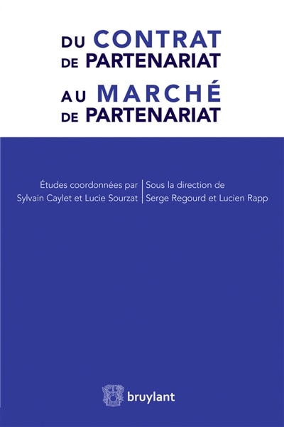 Front cover_Du contrat de partenariat au marché de partenariat
