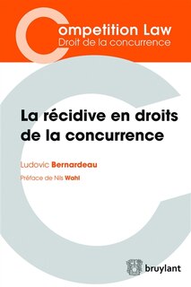 Couverture_Récidive en droits de la concurrence