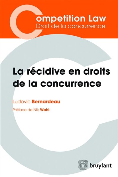 Couverture_Récidive en droits de la concurrence