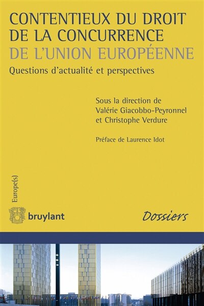 Couverture_Contentieux du droit de la concurrence de l'Union européenne