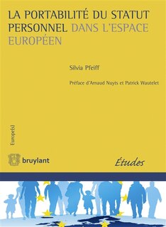 Front cover_La portabilité du statut personnel dans l'espace européen