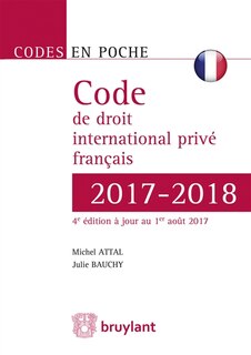 Couverture_Code de droit international privé français 2017-2018