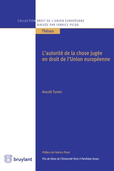 Couverture_L'autorité de la chose jugée en droit de l'Union européenne