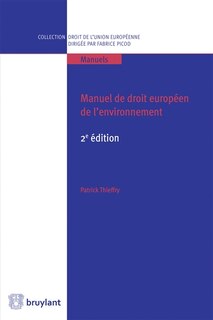Couverture_Manuel de droit européen de l'environnement