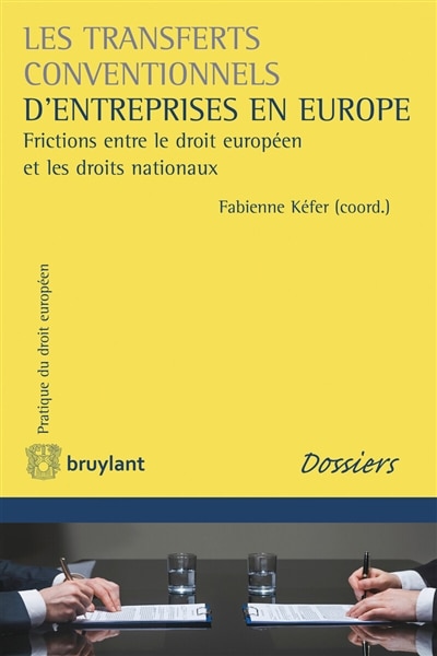 Front cover_Les transferts conventionnels d'entreprises en Europe