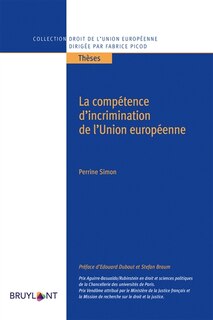 Front cover_La compétence d'incrimination de l'Union européenne