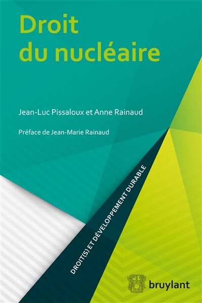Front cover_Droit du nucléaire