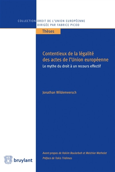 Couverture_Contentieux de la l&eacute;galit&eacute; des actes de l'Union europ&eacute;enne