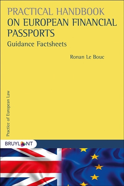 Front cover_Practical handbook on European financial passports