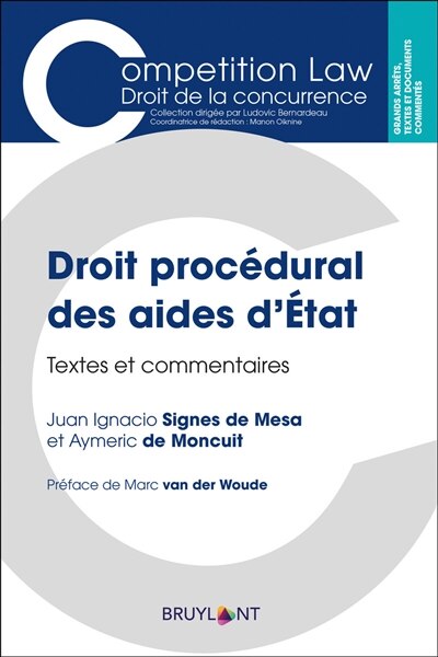 Couverture_Droit procédural des aides d'Etat