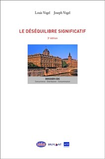Front cover_Le déséquilibre significatif