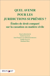 Front cover_Quel avenir pour les juridictions suprêmes ?