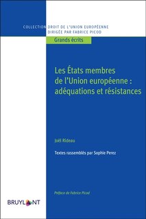 Couverture_Les Etats membres de l'Union européenne