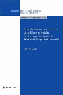 Front cover_Libre circulation des personnes et politique migratoire dans l'Union européenne