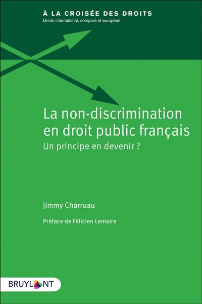 Front cover_La non-discrimination en droit public français