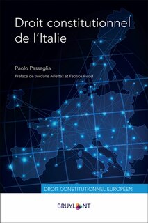Front cover_Droit constitutionnel de l'Italie