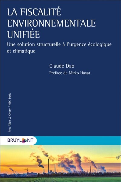 Couverture_La fiscalité environnementale unifiée
