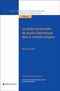 Front cover_La récolte transfrontière de preuves électroniques dans le contexte européen