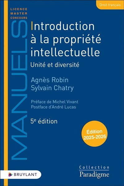Couverture_Introduction à la propriété intellectuelle