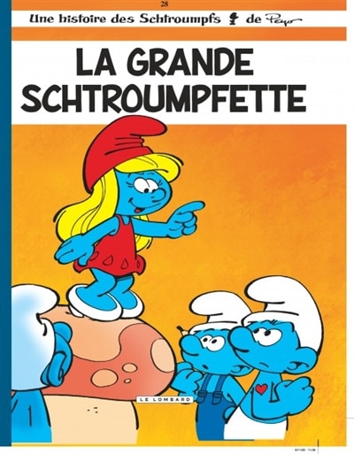Front cover_La grande Schtroumpfette