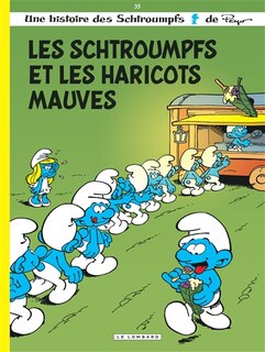 Front cover_Les Schtroumpfs et les haricots mauves