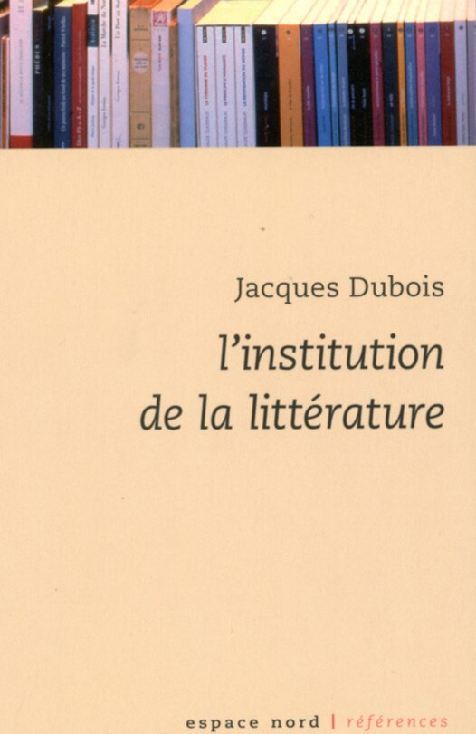 Couverture_Institution de la littérature