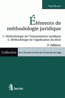 Front cover_Eléments de méthodologie juridique